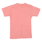 CHAMPION Mens Pink Graphic T-Shirt S Short Sleeve Crew Neck Cotton Blend