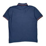 Tommy Hilfiger Polo Shirt - Large Blue Cotton