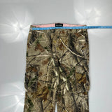 Realtree Camo Cargo Pants - 34W 32L Camo Cotton Blend