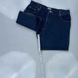 550 Levis Denim Shorts - 34W UK 16 Blue Denim