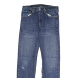 LEVI'S 505 Mens Jeans Blue Regular Straight Denim Medium W32 L32 Classic Zip Fit