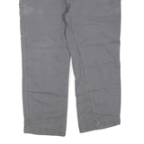 CARHARTT Mens Regular Grey Jeans Denim W42 L30 Relaxed Fit Workwear Zip Fly