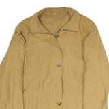 LINEA NUOVA Womens Beige Button Jacket XL Polyester Blend Plain Classic Stylish