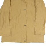 LINEA NUOVA Womens Beige Button Jacket XL Polyester Blend Plain Classic Stylish