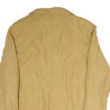 LINEA NUOVA Womens Beige Button Jacket XL Polyester Blend Plain Classic Stylish