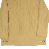 LINEA NUOVA Womens Beige Button Jacket XL Polyester Blend Plain Classic Stylish