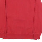 LEVI'S Boys Red XL Sweatshirt Cotton Blend Crew Neck Logo Print Pullover