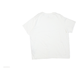 LEVI'S Mens White Graphic T-Shirt XL Short Sleeve Crew Neck Cotton Blend Casual