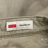 Wrangler Cargo Shorts - 34W 10L Khaki Cotton