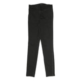 J BRAND Womens Slim Black Skinny Denim Raw W26 L29 Zip Cotton Jeans