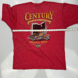 Medina, Ohio Harley Davidson Graphic T-Shirt - XL Red Cotton Blend