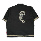 Mystic Origins Pineapple Connection Graphic Hawaiian Shirt - 2XL Black Polyester