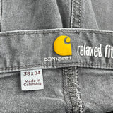 Carhartt Carpenter Pants - 36W 34L Gray Cotton