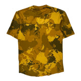Adidas Camo Football Shirt - Small Yellow Polyester