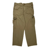 Tommy Hilfiger Cargo Trousers - 35W 32L Khaki Cotton