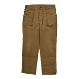 Dickies Double Knee Carpenter Pants - 34W 30L Brown Cotton