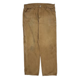 Dickies Carpenter Trousers - 36W 31L Brown Cotton
