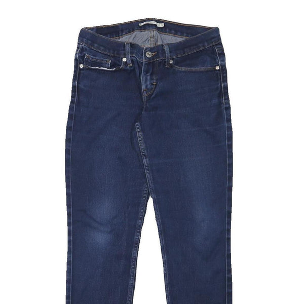 LEVI'S Womens Slim Blue Jeans Denim Medium W28 L29 Classic Zip Pocket