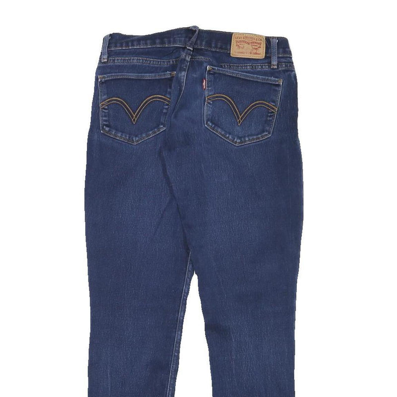 LEVI'S Womens Slim Blue Jeans Denim Medium W28 L29 Classic Zip Pocket