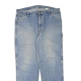 DICKIES Mens Jeans Blue Regular Straight Denim Medium W40 L33 Workwear Zip