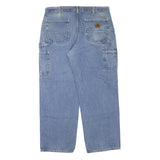 CARHARTT Mens Jeans Blue Regular Straight Denim Light W38 L30 Workwear