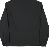 PUMA Mens Black Zip Hooded Jacket L Polyester Blend Plain Lightweight Sportswear