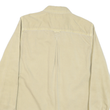 BANANA REPUBLIC Mens Beige Shirt S Cotton Blend Casual Long Sleeve Button Pocket