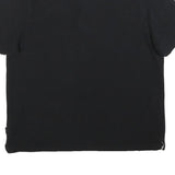 TED BAKER Mens Black Short Sleeve Plain Polo Shirt Zip XL Cotton Blend Casual