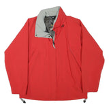 SALEWA Womens Red Jacket UK 16 Polyester Blend Zip Outdoor Waterproof