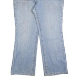 7 FOR ALL MANKIND Womens Light Blue Regular Fit Flared Denim W34 L28 Cotton