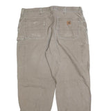 CARHARTT Mens Cotton Blend Relaxed Straight Trousers W40 L34 Workwear Utility