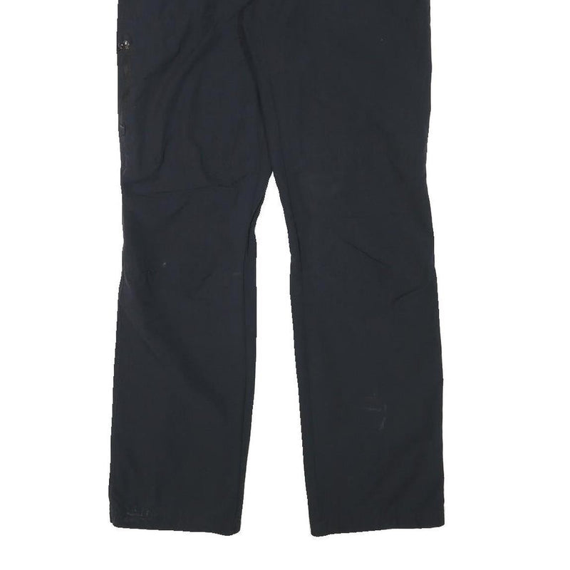 MILLET Womens Polyester Blend Regular Leg Black Trousers W28 L30 Zip Outdoor