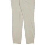 DICKIES Womens Slim Beige Cotton Blend Trousers W29 L28 Zip Closure Classic Fit