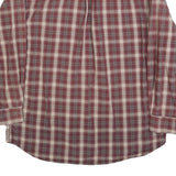 CARHARTT Mens Red & Cream Check Shirt L Cotton Blend Casual Workwear