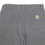 CARHARTT Mens Shorts Grey Relaxed Fit Cotton Blend 2XL W34 Workwear Casual