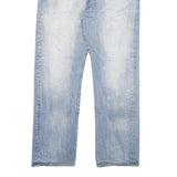 LEVI'S 501 Mens Jeans Blue Regular Straight Denim Medium W36 L31 Classic Button