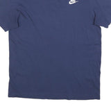 NIKE Mens Blue Logo Graphic T-Shirt M Short Sleeve Crew Neck Casual