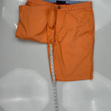 Tommy Hilfiger Chino Shorts - 34W 9L Orange Cotton