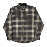 Woolrich Checked Flannel Shirt - 2XL Gray Cotton