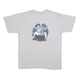 ANVIL Mens Grey Ryan Miller Graphic T-Shirt L Short Sleeve Crew Neck Hockey