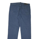 CALVIN KLEIN JEANS Mens Blue Regular Fit Straight Denim W34 L32 Zip Cotton Blend