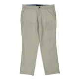 Tommy Hilfiger Slim Fit Chinos - 34W 30L Beige Cotton