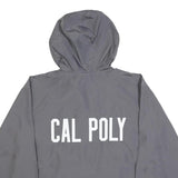 CHAMPION Mens Grey Cal Poly Pomona Logo Zip Jacket S Polyester Blend Hoodie