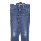 LEVI'S 512 Tapered Mens Jeans Blue Slim Tapered Denim Medium W30 L29 Stretch Zip