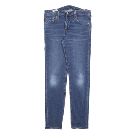 LEVI'S 512 Tapered Mens Jeans Blue Slim Tapered Denim Medium W30 L29 Stretch Zip
