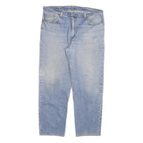 LEVI'S 504 Mens Jeans Blue Regular Straight Denim Light W40 L30 Classic Zip
