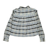 Armani Jeans Checked Shirt - Medium Black Cotton