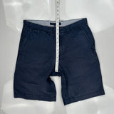 Tommy Hilfiger Chino Shorts - 32W 9L Navy Cotton
