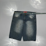 Stor Jeans Denim Shorts - 36W 11L Blue Cotton