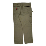 Wrangler Cargo Pants - 36W 32L Khaki Cotton